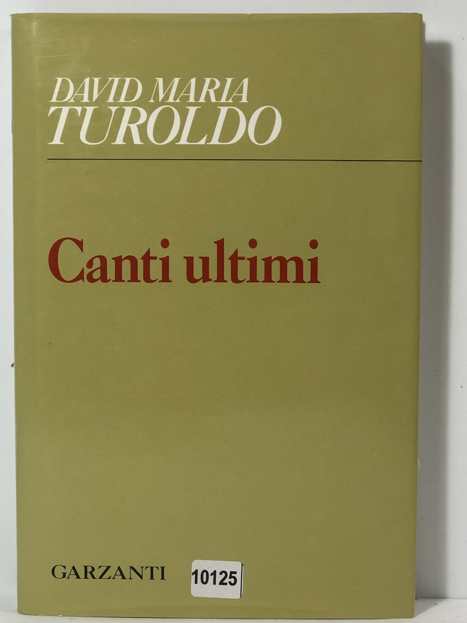 Canti ultimi