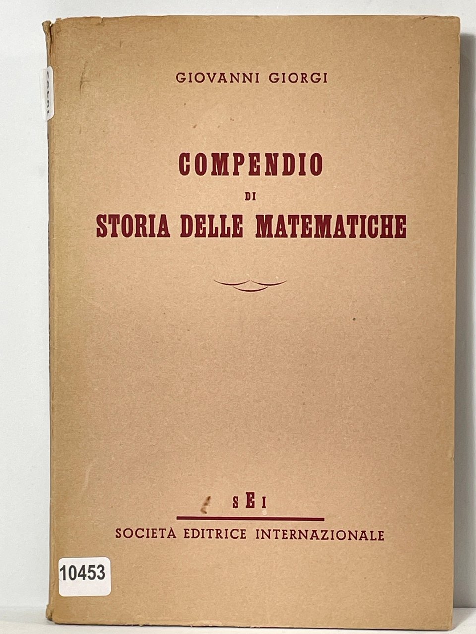 Compendio di storia delle matematiche