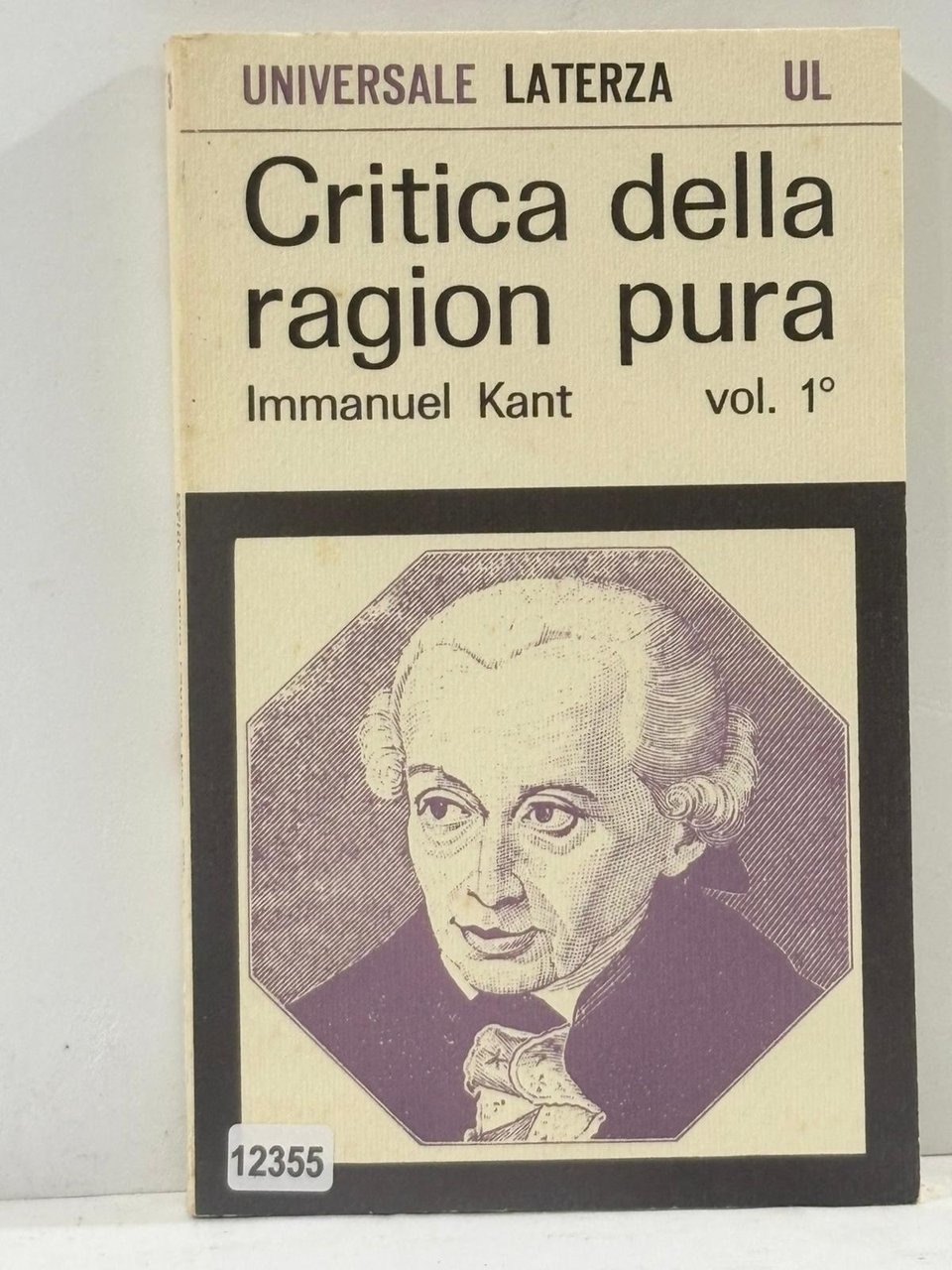 Critica della ragion pura Vol 1°