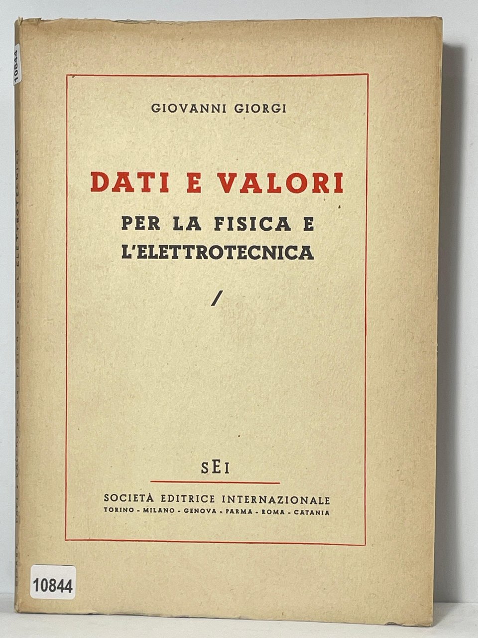 Dati e Valori per la fisica e l'elettrotecnica