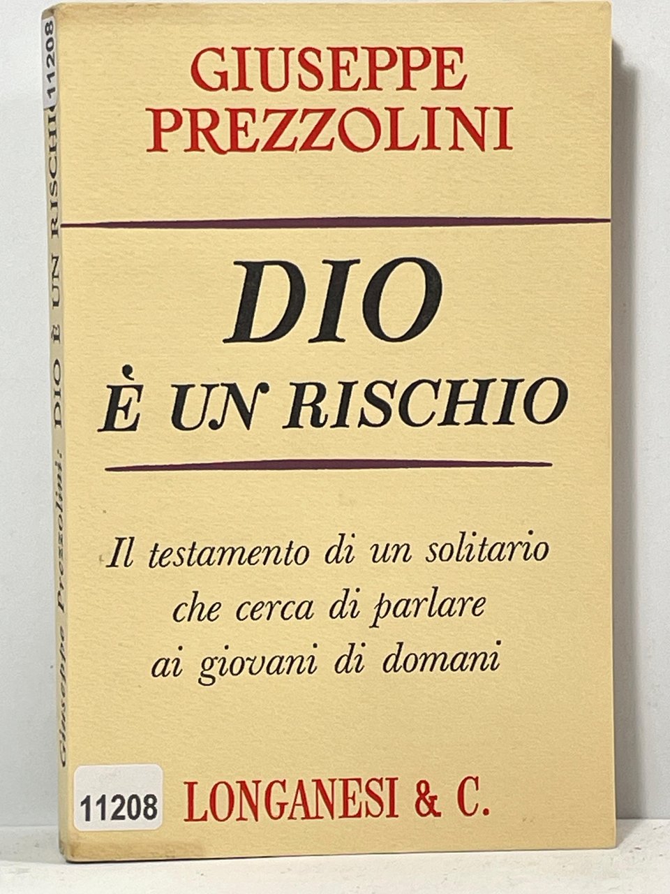 Dio č un Rischio - Il testamento di un solitario …