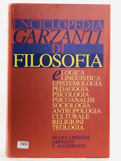 Enciclopedia Garzanti di Filosofia.