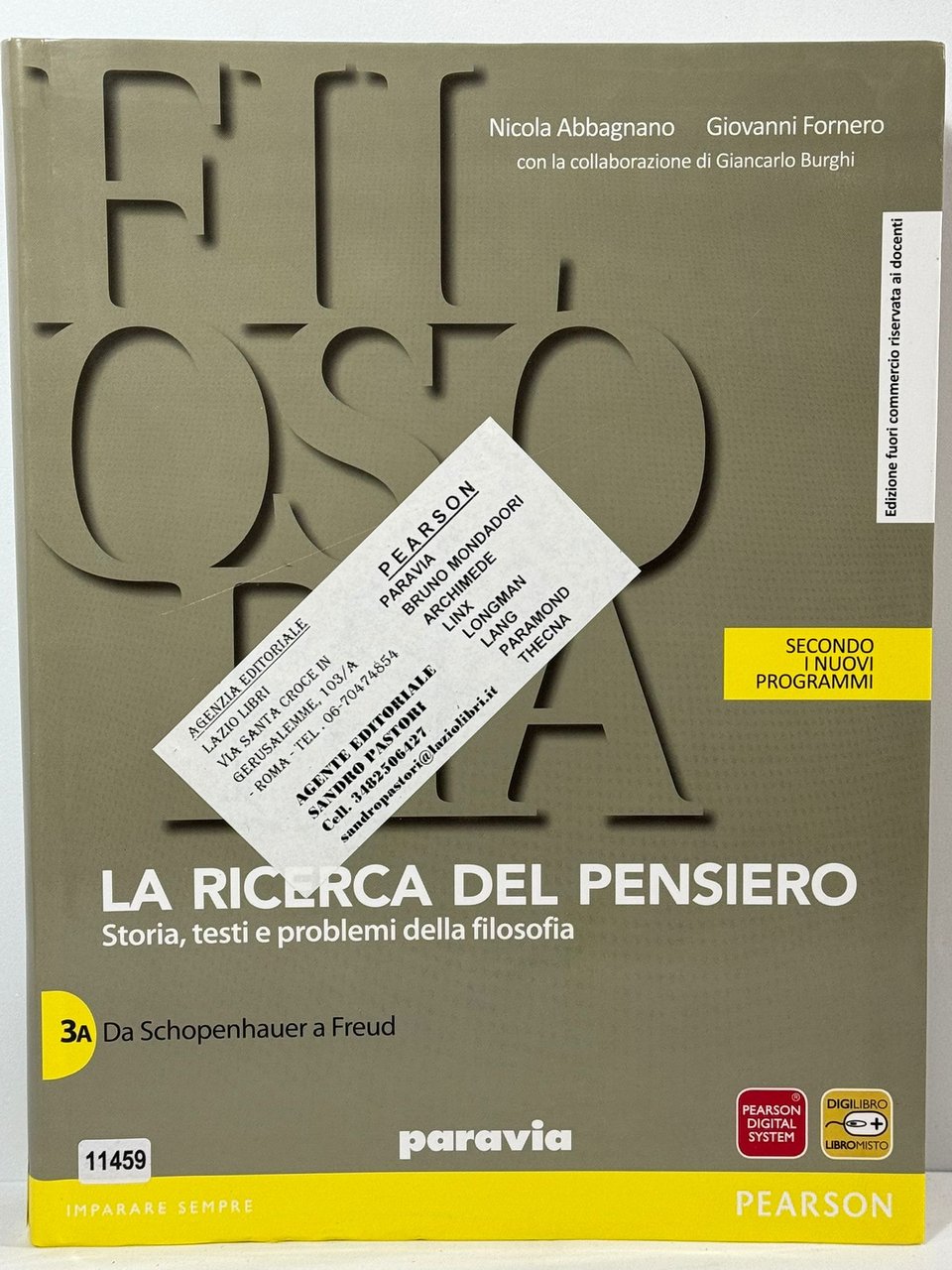 Filosofia - La ricerca del Pensiero - Storia, testi e …