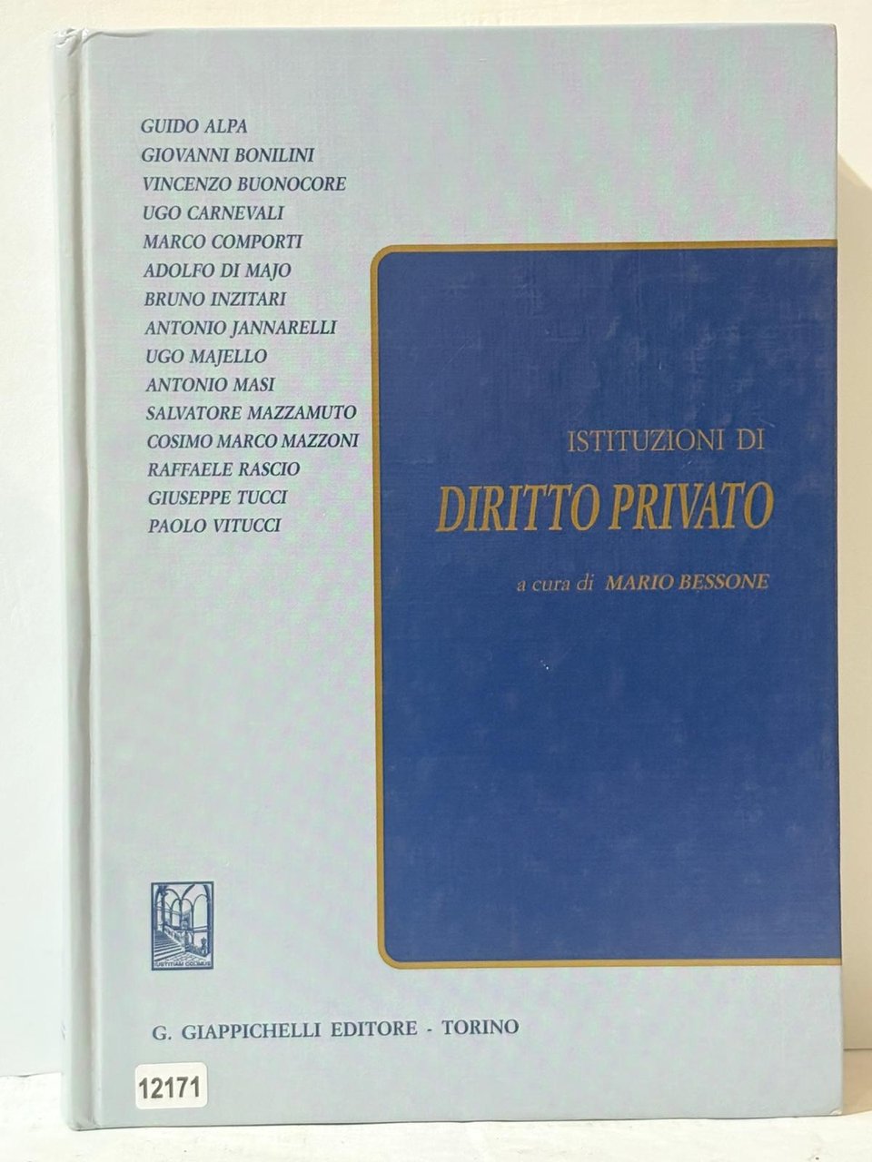 Istituzioni di DIRITTO PRIVATO