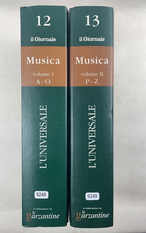 L'universale - Musica 2 volumi - Vol I (a-o) Vol …