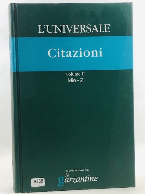 L'universale Citazioni vol 2° Min-Z