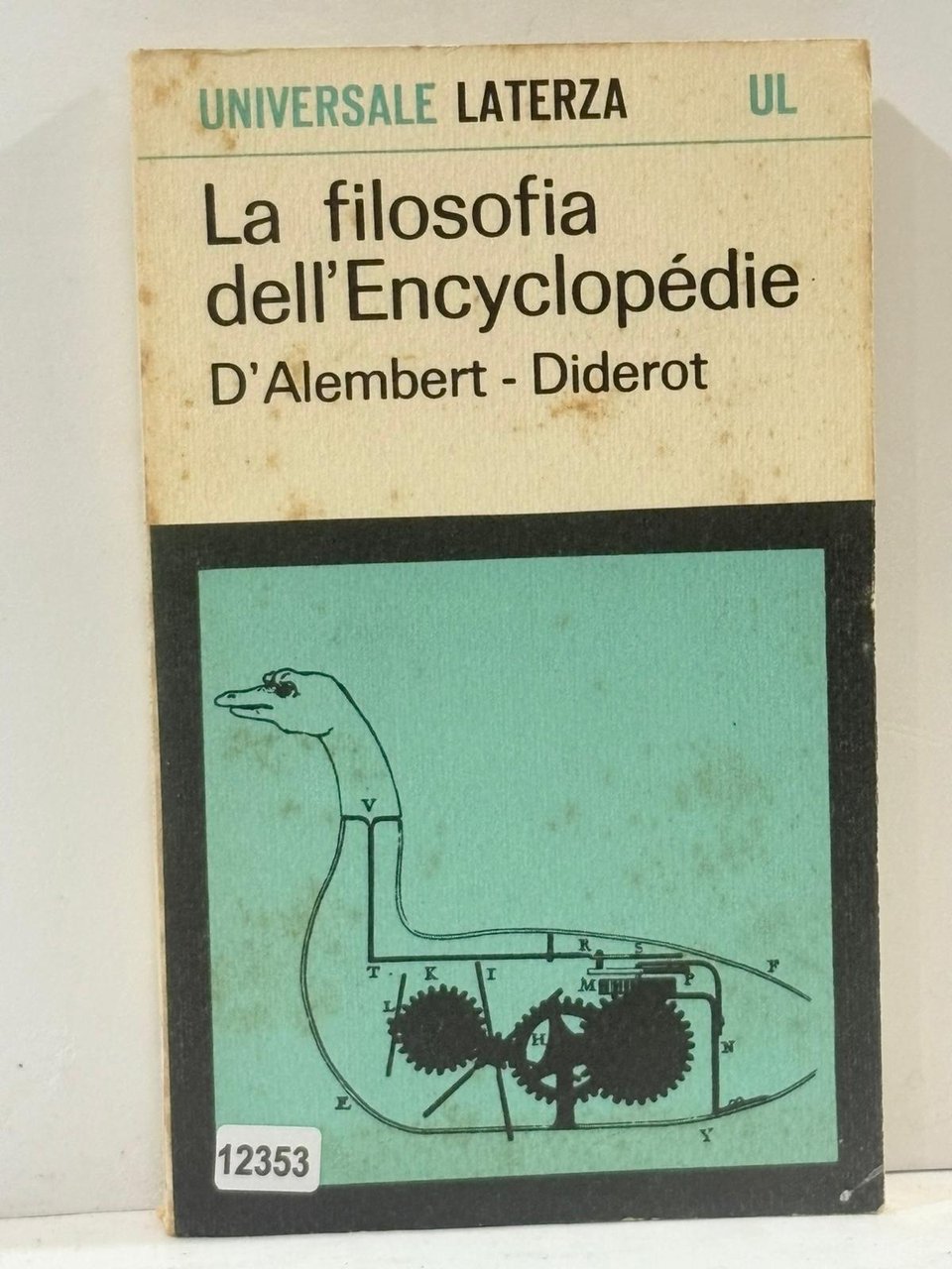 La filosifia dell'Encyclopédie D'Alembert - Diderot