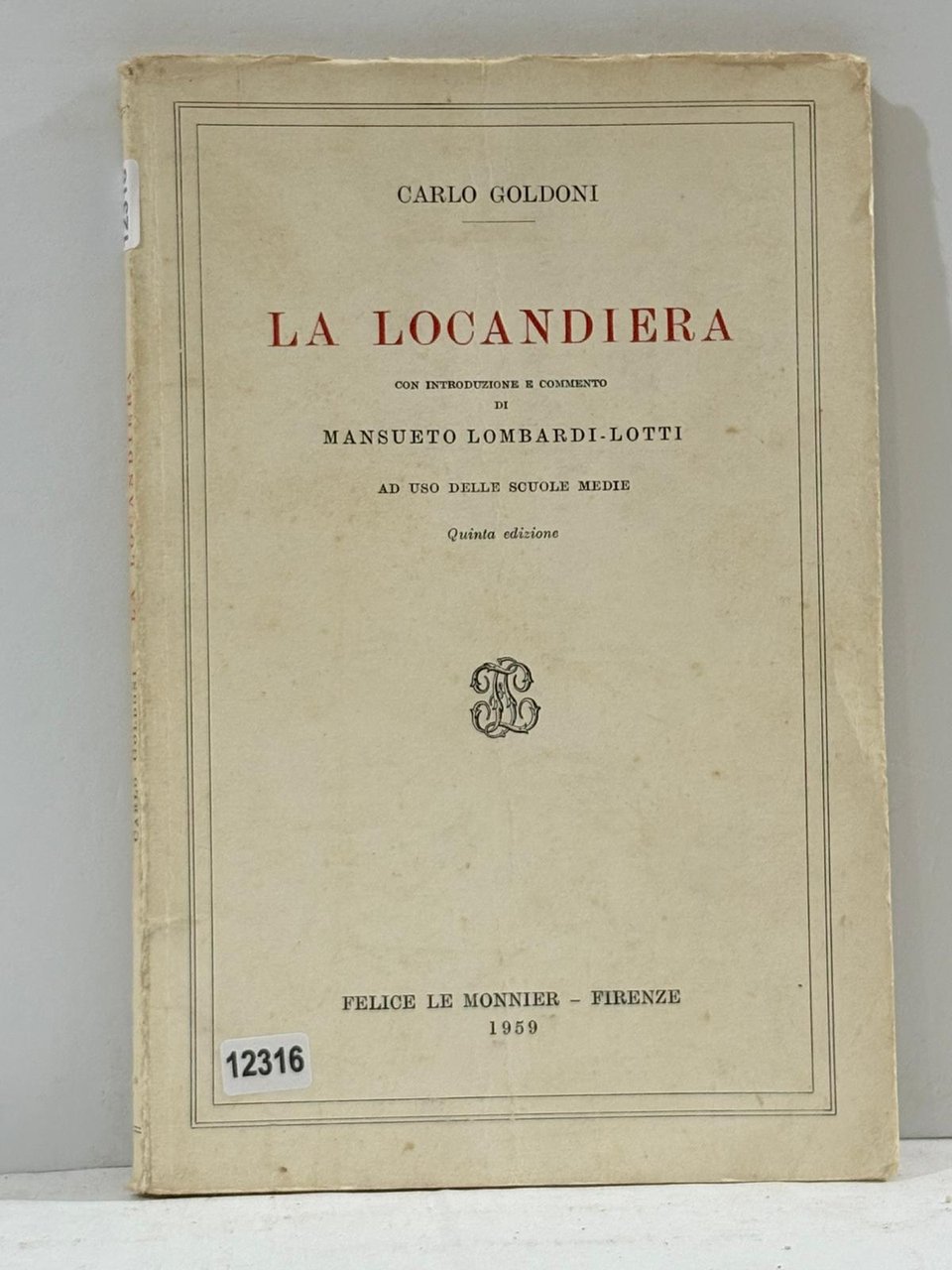 La Locandiera quinta edizione