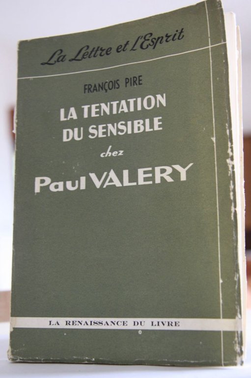 Le tentation du sensible chez Paul Valery