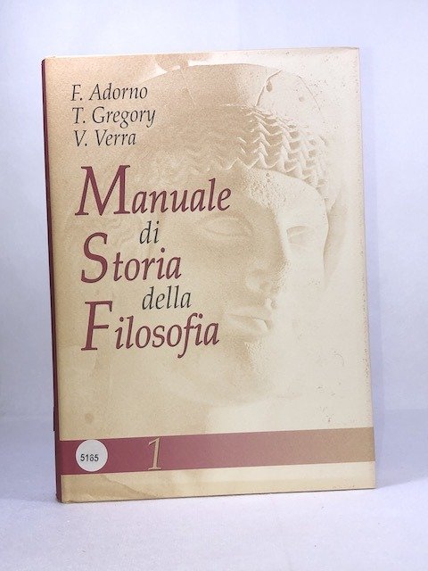 Manuale di storia della filosofia volume primo