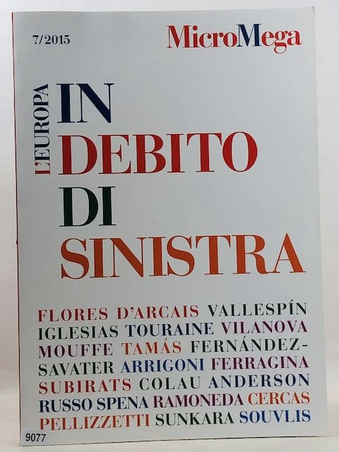 Micromega 7/2015 L'Europa in debito di sinistra