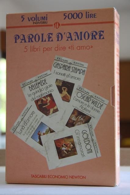 Parole d’amore 5 libri per dirti ti amo