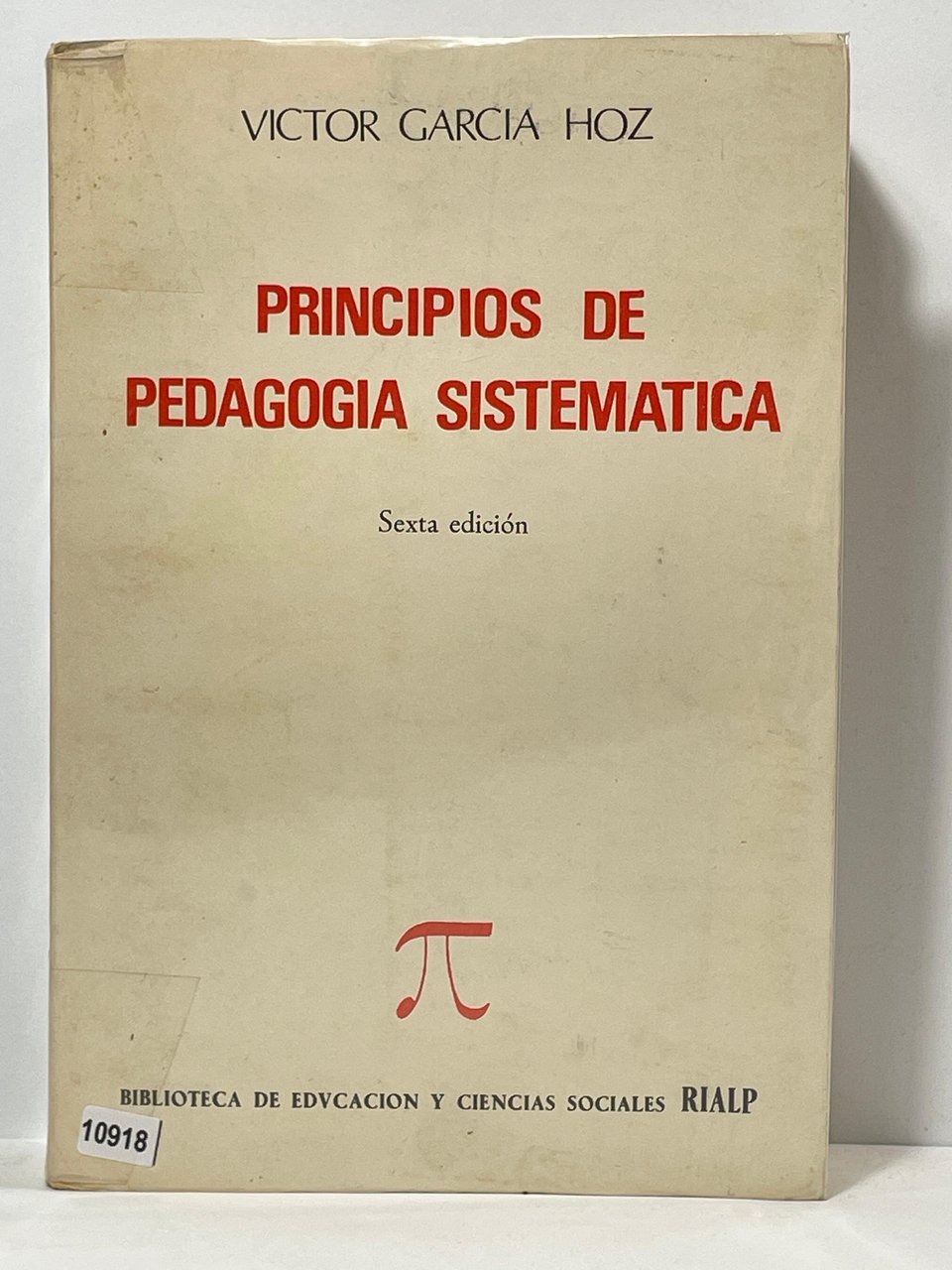 Principios de Pedagogia Sistematica