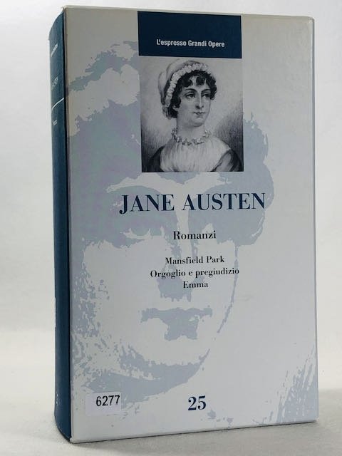 Romanzi: Mansfield Park, Orgoglio e pregiudizio, Emma