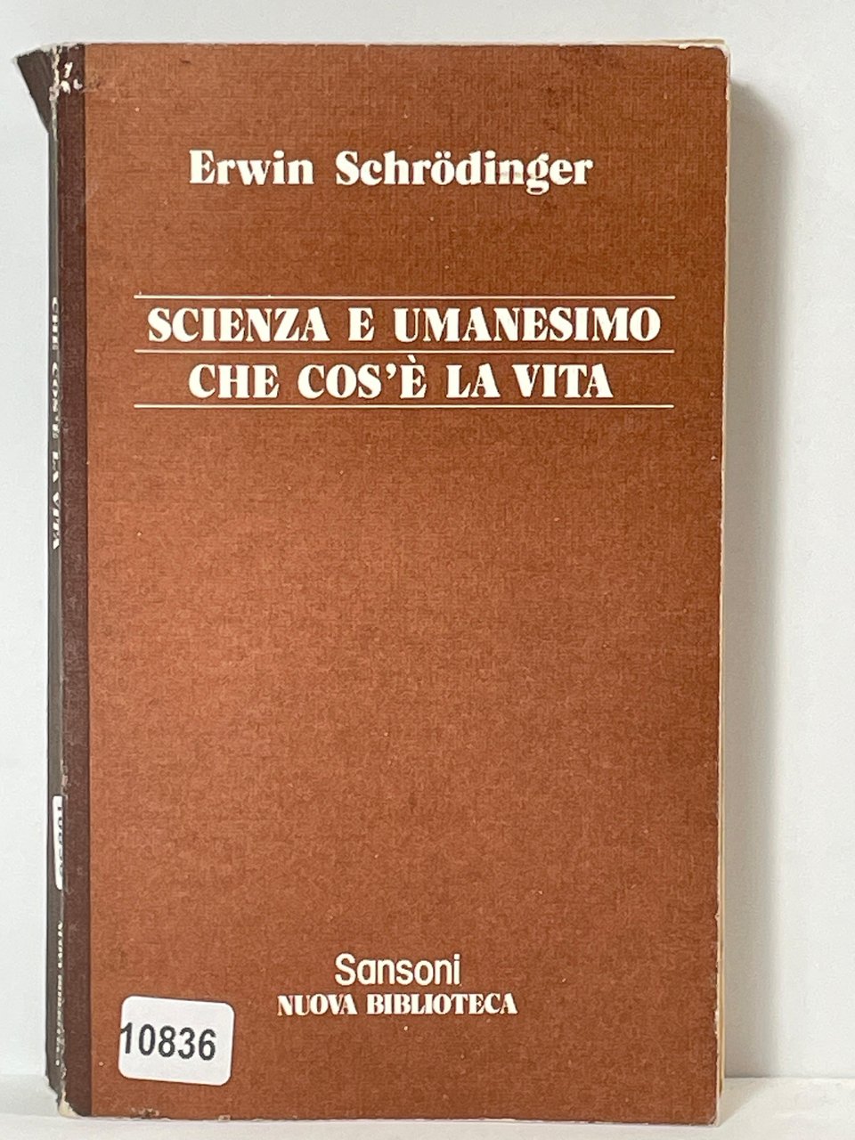 Scienza e umanesimo che cos'č la vita