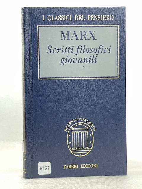 scritti filosofici giovanili