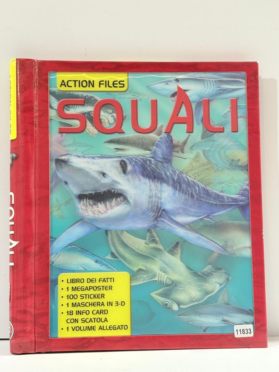 Squali. Libro dei fatti - 1 megaposter - 100 sticker …