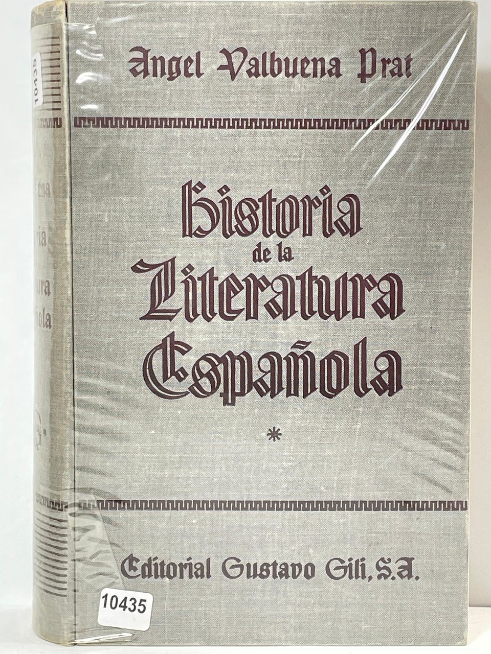 Storia de le Literatura Espanola