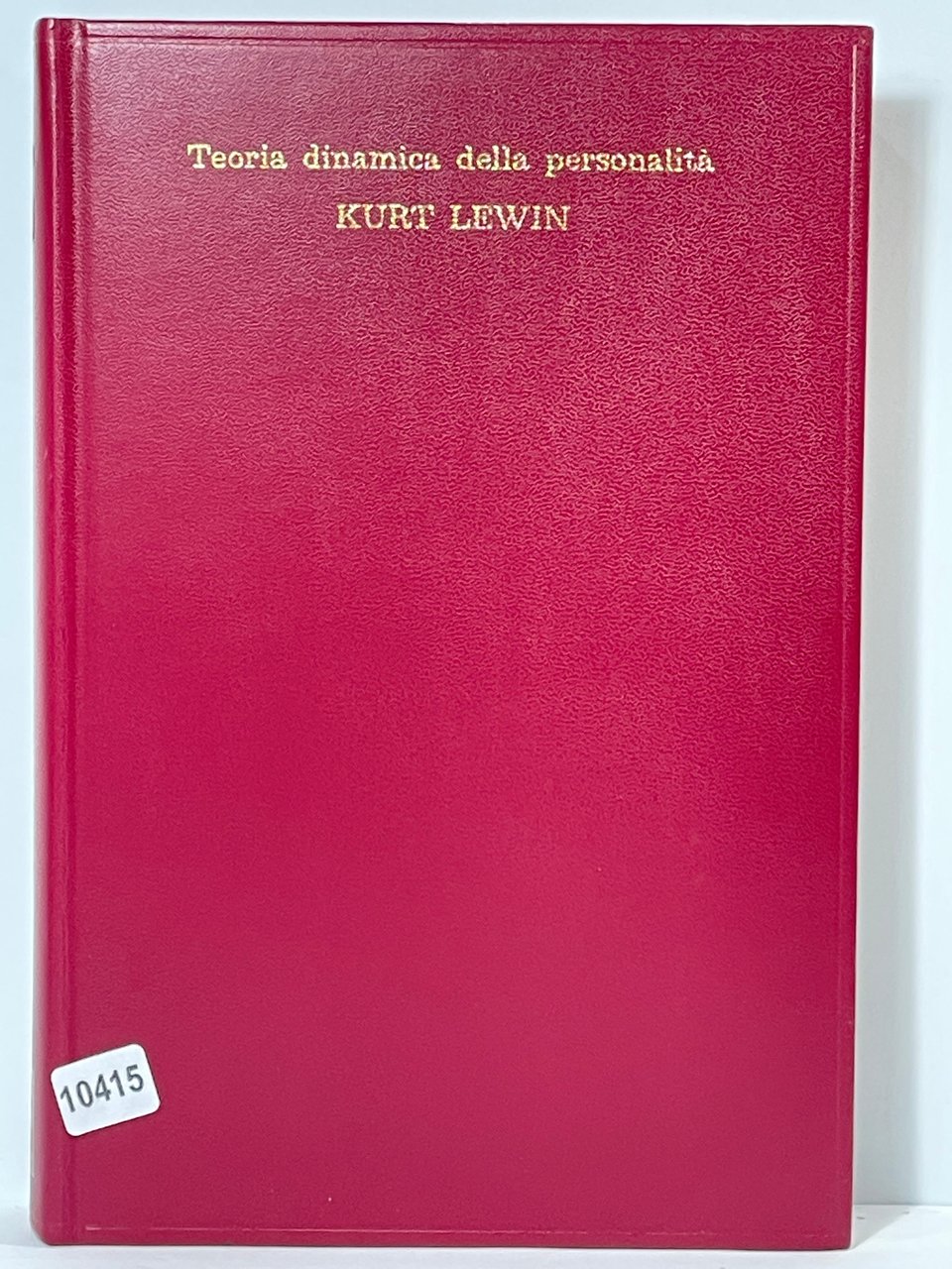 Teoria dinamica della personalitŕ