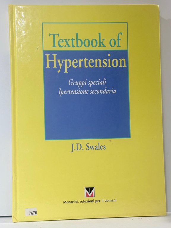 Textbook of Hypertension - Gruppi speciali Ipertensione secondaria