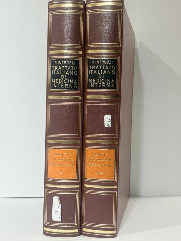 TRATTATO ITALIANO DI MEDICINA INTERNA MALATTIE DELL 'APPPARATO CARDIOVASCOLARE vol …