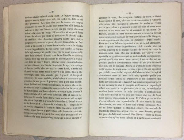 L'Economico di Senofonte tradotto dal greco in italiano.