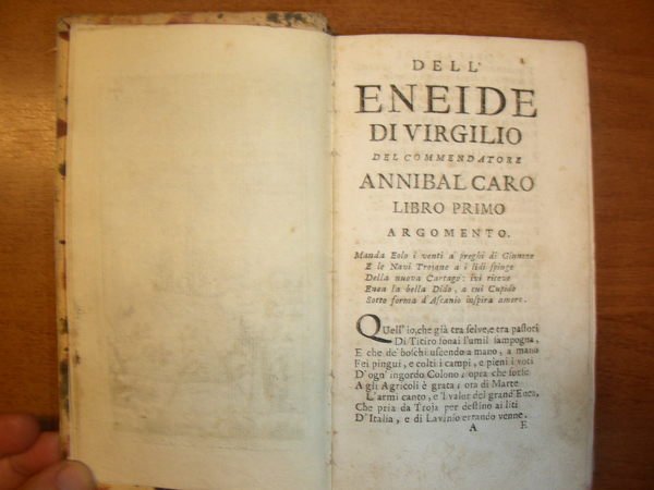 DELL’ENEIDE di. del Commendatore Annibal Caro.