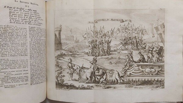 LA SECCHIA RAPITA. Poema eroicomico di. Patrizio Modenese. Colle dichiarazioni …