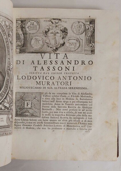 LA SECCHIA RAPITA. Poema eroicomico di. Patrizio Modenese. Colle dichiarazioni …