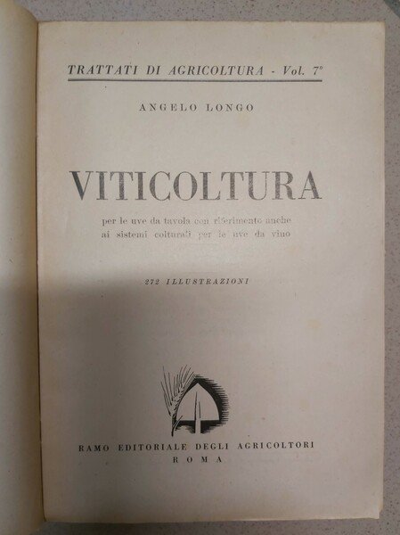 VITICOLTURA per uve da tavola con riferimento anche ai sistemi …