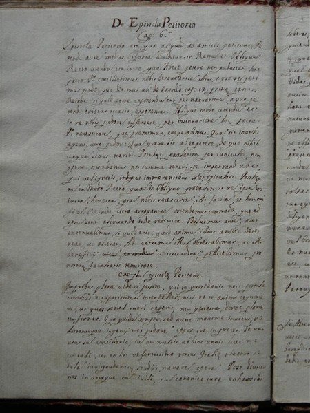 MANOSCRITTI recante il titolo "De Conscribendarum Epistolarum Ratione Opuscola in …