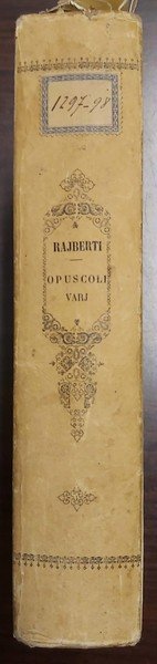 [OPUSCOLI VARI]. L'ARTE POETICA DI Quinto Orazio Flacco esposta in …