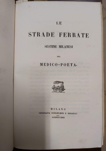 [OPUSCOLI VARI]. L'ARTE POETICA DI Quinto Orazio Flacco esposta in …