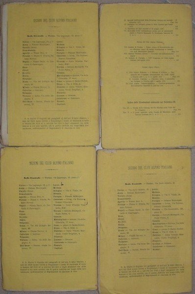CLUB ALPINO ITALIANO. Bollettino. Anno 1879. Vol. XIII. N. 37-38-39-40.