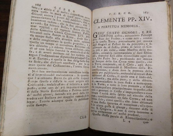 STORIA DELL'ANNO 1773 divisa in quattro Libri.