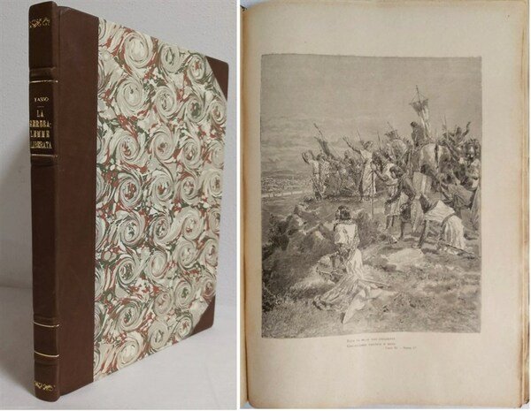 LA GERUSALEMME LIBERATA di… Illustrata da Edoardo Matania. Con note …