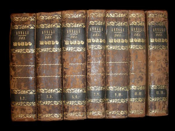 ANNALI DEL MONDO ossia Fasti Universali di tutti i tempi …