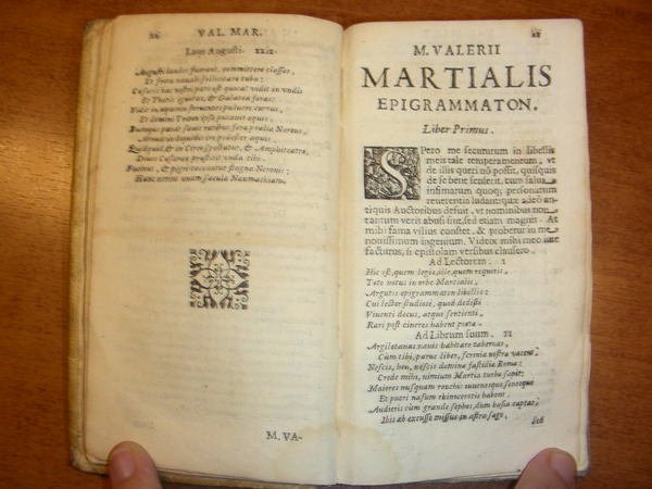 M. VAL. MARTIALIS EX MUSEO PETRI SCRIVERII.