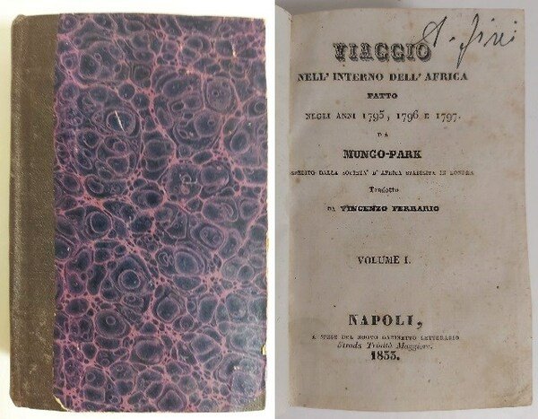 VIAGGIO NELL'INTERNO DELL'AFRICA fatto negli anni 1795, 1796 e 1797 …