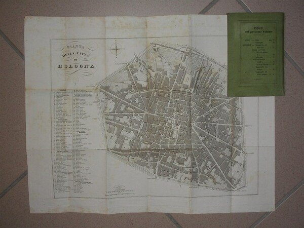 NUOVA GUIDA DI BOLOGNA con pianta. Compilazione di… cui seguono …