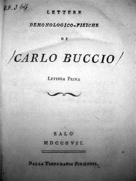 LETTERE DEMONOLOGICO-FISICHE di…