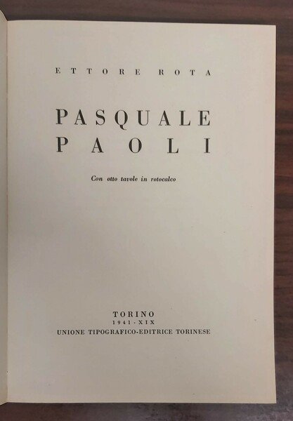 PASQUALE PAOLI.