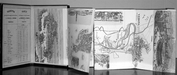 CARTA ITINERARIA con cenni illustrativi sulla linea della I. R. …