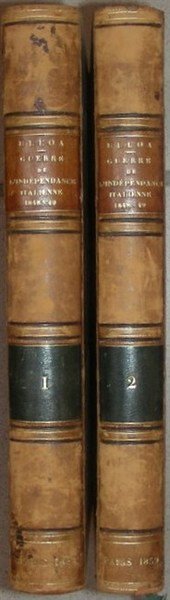 GUERRE DE L'INDIPENDANCE ITALIENNE en 1848 et en 1849.