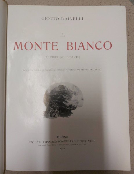 IL MONTE BIANCO (ai piedi del gigante) con una carta …