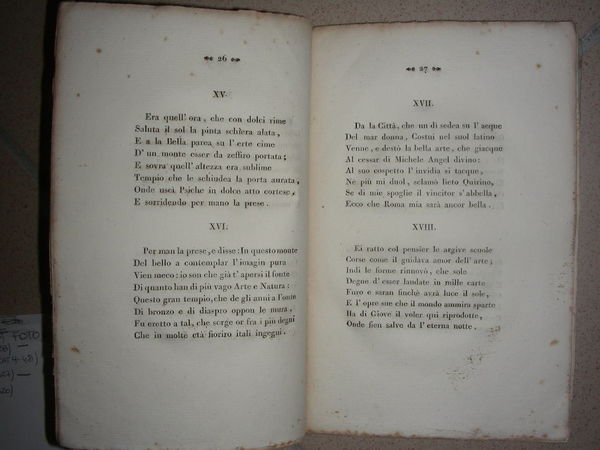 PER L'ASPETTATO ARRIVO DI CANOVA in Bologna. Poesie. | Immagine Gallery 3