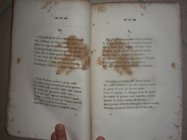 PER L'ASPETTATO ARRIVO DI CANOVA in Bologna. Poesie. | Immagine Gallery 5