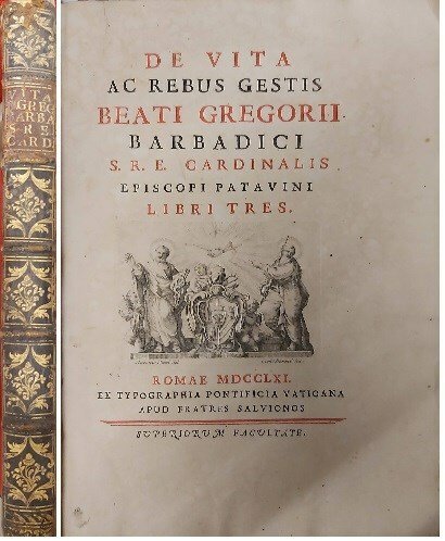 DE VITA AC REBUS GESTIS Beati Gregorii Barbadici S. R. …