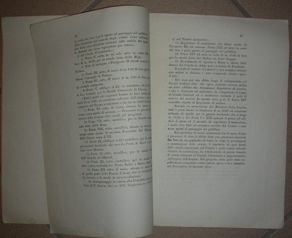 SOPRA IL PROGETTO di canale industriale agricolo dell’Ingegnere Professor. Relazione. | Immagine Gallery 5