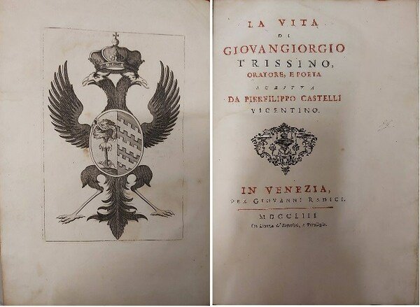 LA VITA DI GIOVANGIORGIO TRISSINO oratore e poeta scritta da. … | Immagine principale